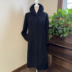 Vintage Persian Lambswool Trench Coat
